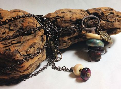 SkeletonKeyNecklace-OpalYellow3Bead