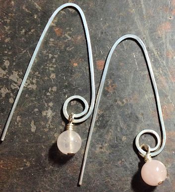PinkQuartzDangle