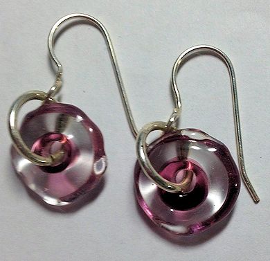 PurpleIceChipEarrings